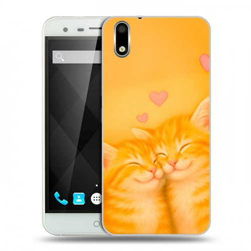 Дизайнерский пластиковый чехол для Ulefone Paris Милые котята