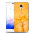 Дизайнерский пластиковый чехол для Meizu M3E Милые котята