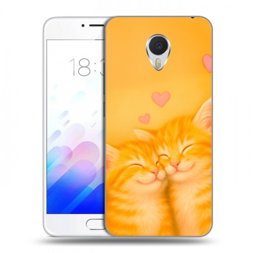 Дизайнерский пластиковый чехол для Meizu M3E Милые котята