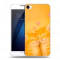 Дизайнерский пластиковый чехол для Meizu U20 Милые котята