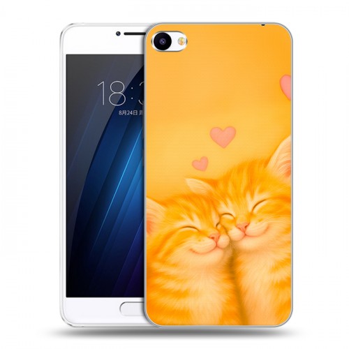 Дизайнерский пластиковый чехол для Meizu U20 Милые котята