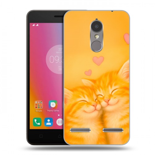 Дизайнерский пластиковый чехол для Lenovo K6 Милые котята