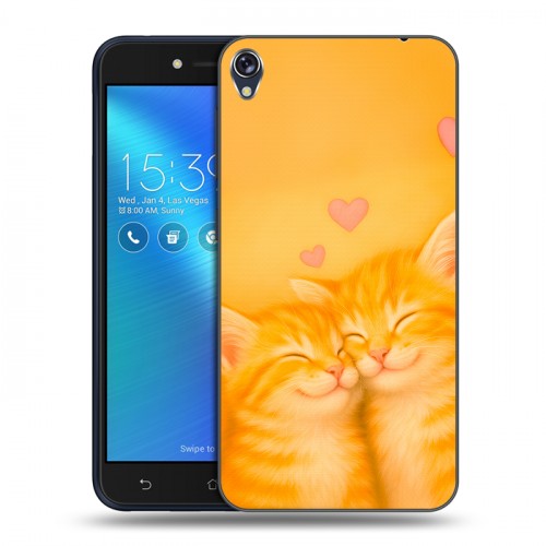 Дизайнерский силиконовый чехол для Asus ZenFone Live Милые котята