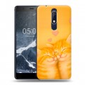 Дизайнерский пластиковый чехол для Nokia 5.1 Милые котята