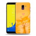 Дизайнерский пластиковый чехол для Samsung Galaxy J6 Милые котята