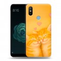 Дизайнерский силиконовый чехол для Xiaomi Mi A2 Милые котята
