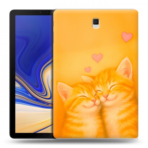 Дизайнерский силиконовый чехол для Samsung Galaxy Tab S4 Милые котята