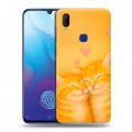 Дизайнерский пластиковый чехол для Vivo V11i Милые котята