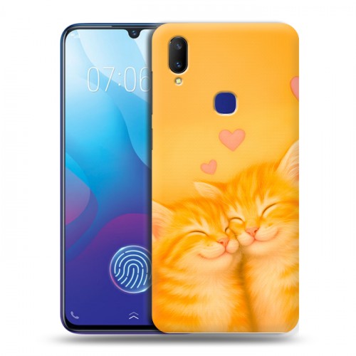Дизайнерский пластиковый чехол для Vivo V11i Милые котята
