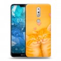 Дизайнерский пластиковый чехол для Nokia 7.1 Милые котята