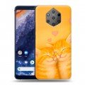 Дизайнерский пластиковый чехол для Nokia 9 PureView Милые котята