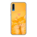 Дизайнерский силиконовый чехол для Samsung Galaxy A50 Милые котята