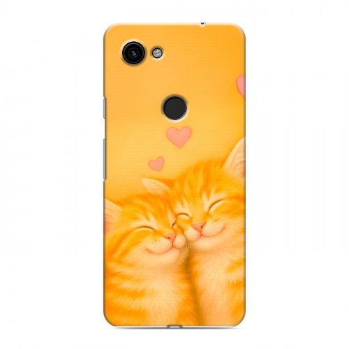 Дизайнерский пластиковый чехол для Google Pixel 3a Милые котята
