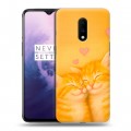 Дизайнерский пластиковый чехол для OnePlus 7 Милые котята