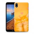 Дизайнерский пластиковый чехол для Xiaomi RedMi 7A Милые котята