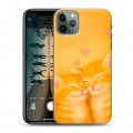 Дизайнерский силиконовый чехол для Iphone 11 Pro Милые котята