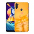 Дизайнерский пластиковый чехол для Samsung Galaxy M11 Милые котята