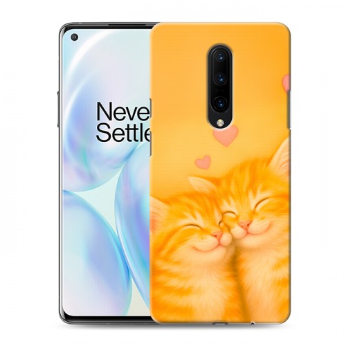 Дизайнерский пластиковый чехол для OnePlus 8 Милые котята