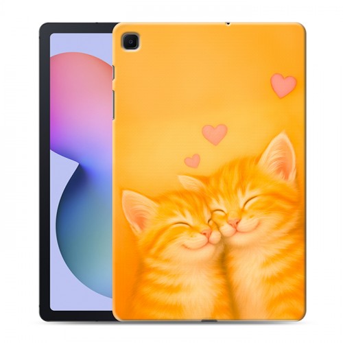 Дизайнерский силиконовый чехол для Samsung Galaxy Tab S6 Lite Милые котята