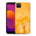 Дизайнерский силиконовый чехол для Huawei Honor 9S Милые котята