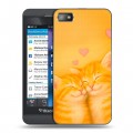 Дизайнерский пластиковый чехол для BlackBerry Z10 Милые котята