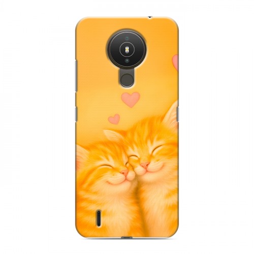 Дизайнерский силиконовый чехол для Nokia 1.4 Милые котята