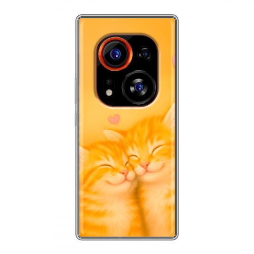 Дизайнерский силиконовый чехол для Tecno Phantom X2 Pro Милые котята