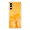 Дизайнерский силиконовый чехол для Samsung Galaxy A14 Милые котята
