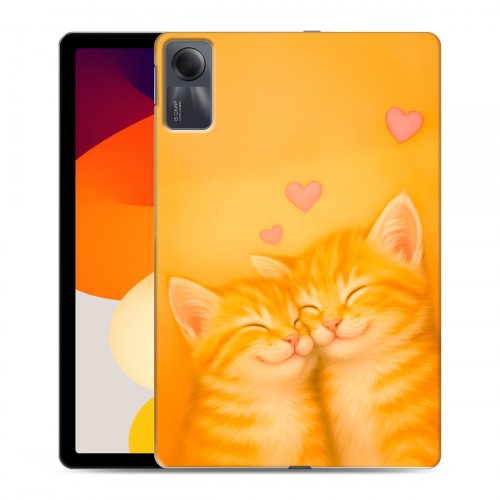 Дизайнерский силиконовый чехол для Xiaomi RedMi Pad SE Милые котята