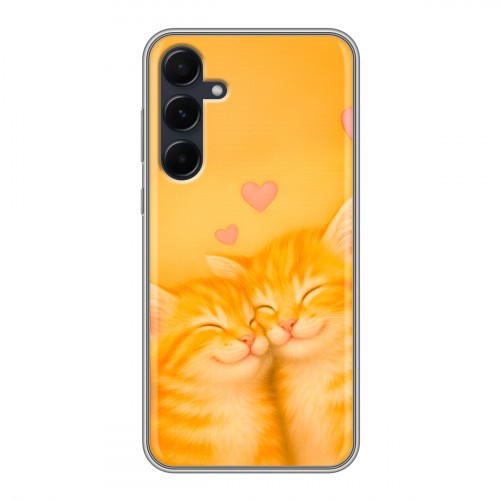 Дизайнерский силиконовый чехол для Samsung Galaxy A55 Милые котята