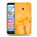 Дизайнерский пластиковый чехол для Nokia Lumia 1320 Милые котята