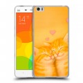 Дизайнерский пластиковый чехол для Xiaomi Mi Note Милые котята