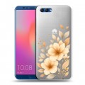 Полупрозрачный дизайнерский пластиковый чехол для Huawei Honor View 10 для девушки