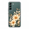 Полупрозрачный дизайнерский пластиковый чехол для Samsung Galaxy S22 для девушки