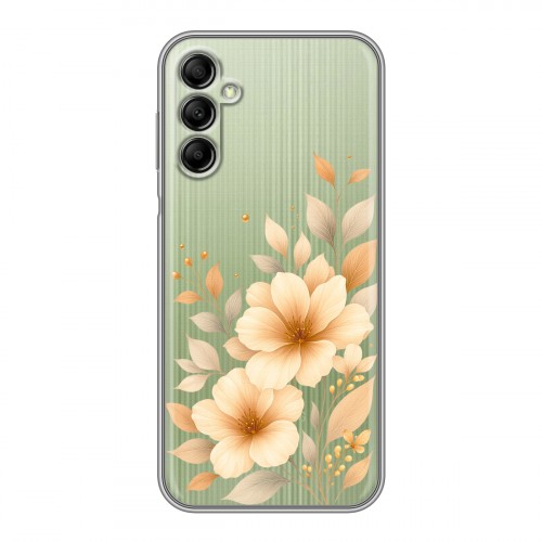 Полупрозрачный дизайнерский пластиковый чехол для Samsung Galaxy A14 для девушки