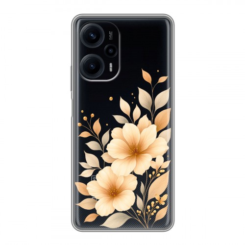 Полупрозрачный дизайнерский пластиковый чехол для XIaomi Poco F5 для девушки