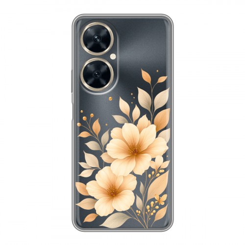 Полупрозрачный дизайнерский пластиковый чехол для Huawei Nova 11i для девушки