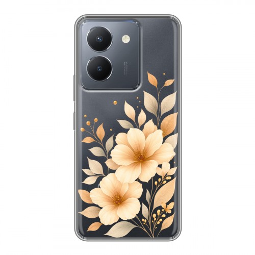 Полупрозрачный дизайнерский пластиковый чехол для Vivo Y36 для девушки