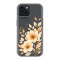 Полупрозрачный дизайнерский пластиковый чехол для Iphone 15 для девушки