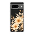 Полупрозрачный дизайнерский пластиковый чехол для Google Pixel 8 для девушки
