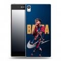 Дизайнерский пластиковый чехол для Sony Xperia E5 Барселона Barca Yamal 