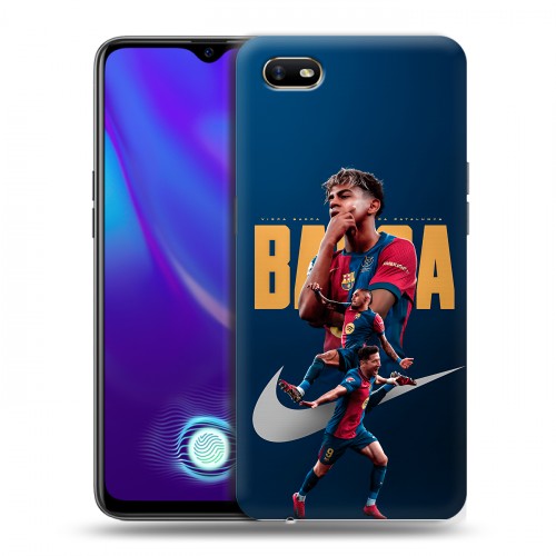Дизайнерский пластиковый чехол для OPPO A1k Барселона Barca Yamal 