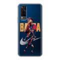 Дизайнерский силиконовый чехол для Vivo Y31 Барселона Barca Yamal 