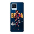 Дизайнерский силиконовый чехол для Realme 8 Барселона Barca Yamal 
