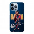 Дизайнерский силиконовый чехол для Iphone 13 Pro Барселона Barca Yamal 