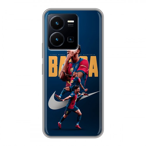 Дизайнерский силиконовый чехол для Vivo Y35 Барселона Barca Yamal 