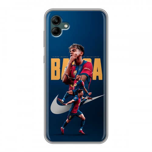 Дизайнерский силиконовый чехол для Samsung Galaxy A04 Барселона Barca Yamal 