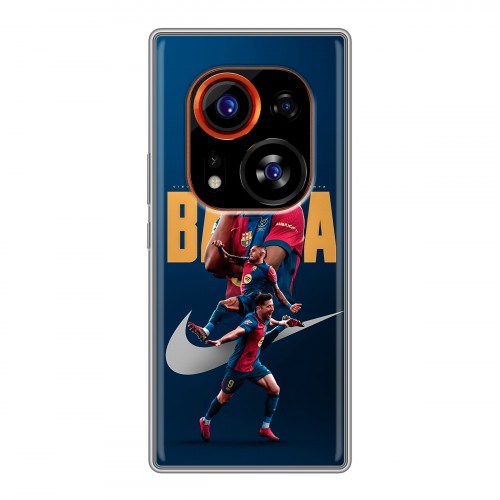 Дизайнерский силиконовый чехол для Tecno Phantom X2 Pro Барселона Barca Yamal 
