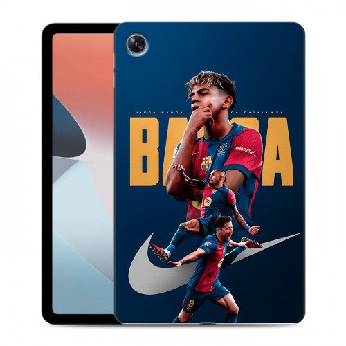 Дизайнерский силиконовый чехол для OPPO Pad Air Барселона Barca Yamal 