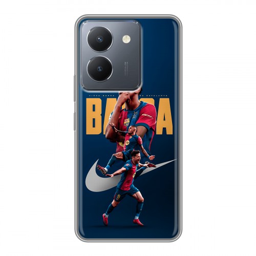 Дизайнерский силиконовый чехол для Vivo Y36 Барселона Barca Yamal 